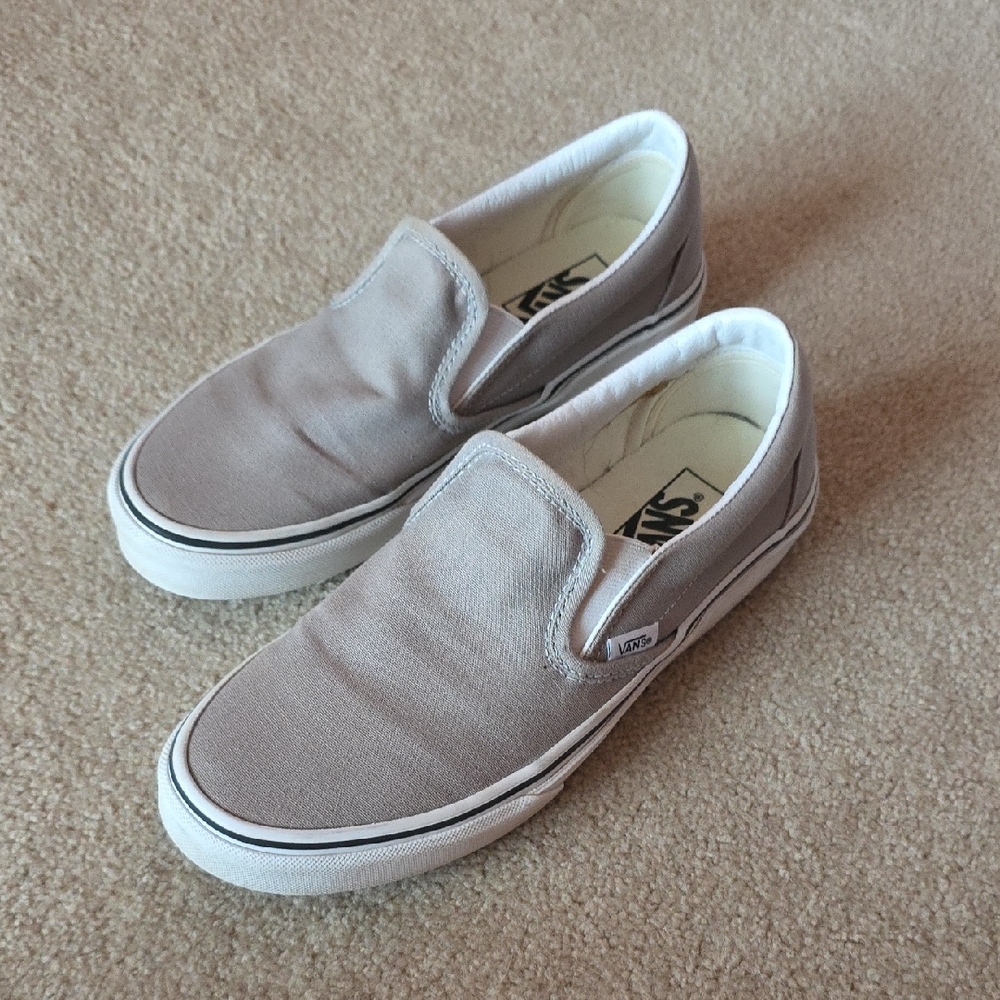 Vans Classic Gray Slip-Ons